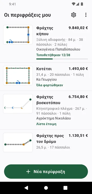 Οι περιφράξεις μου: κάθε περίφραξη με το σχέδιό της και το σύνολό της